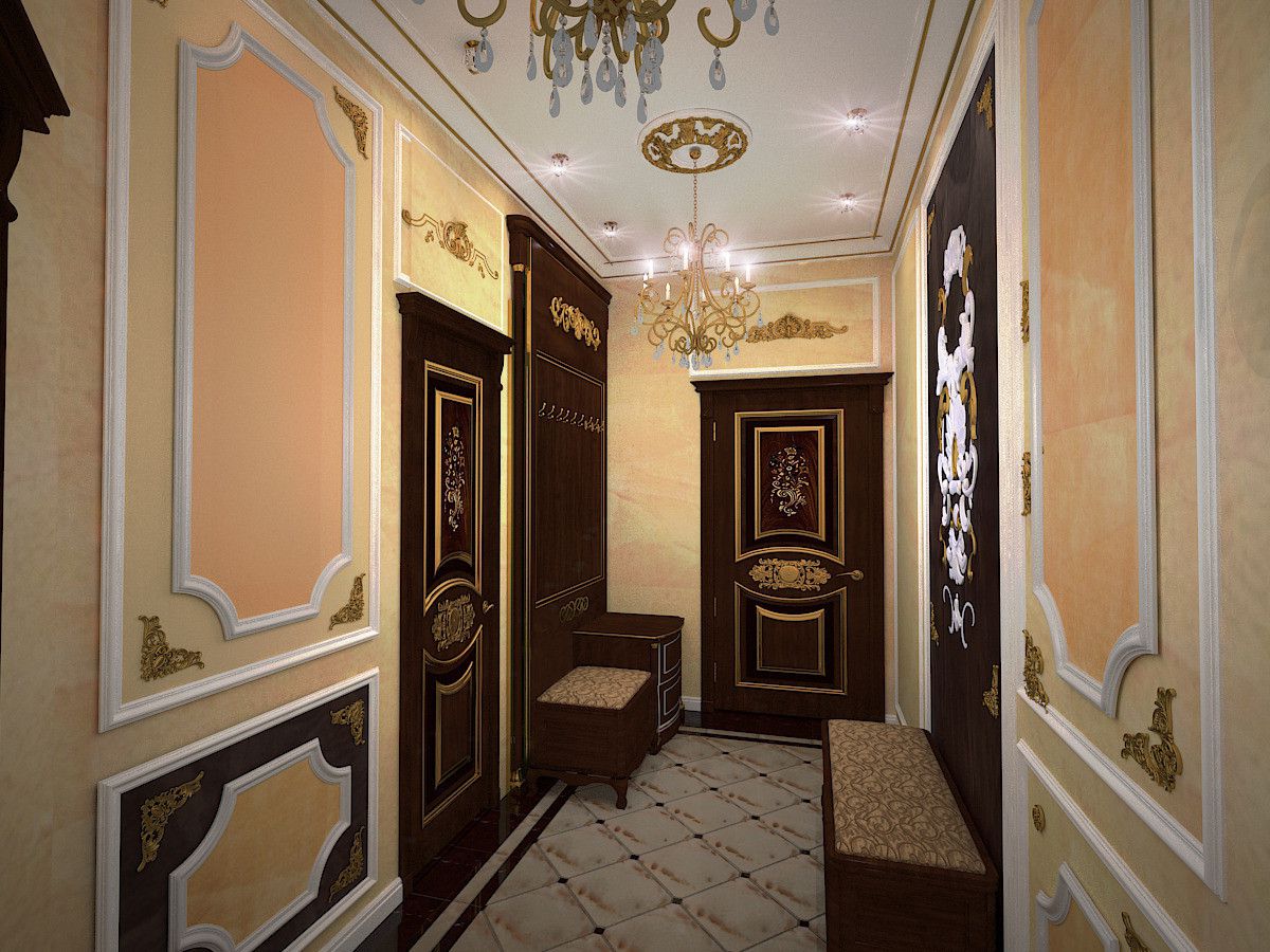 Baroque interior doors