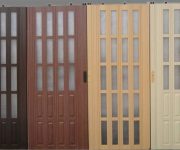 Plastic doors wood color 180x150 - Materials of interior doors construction