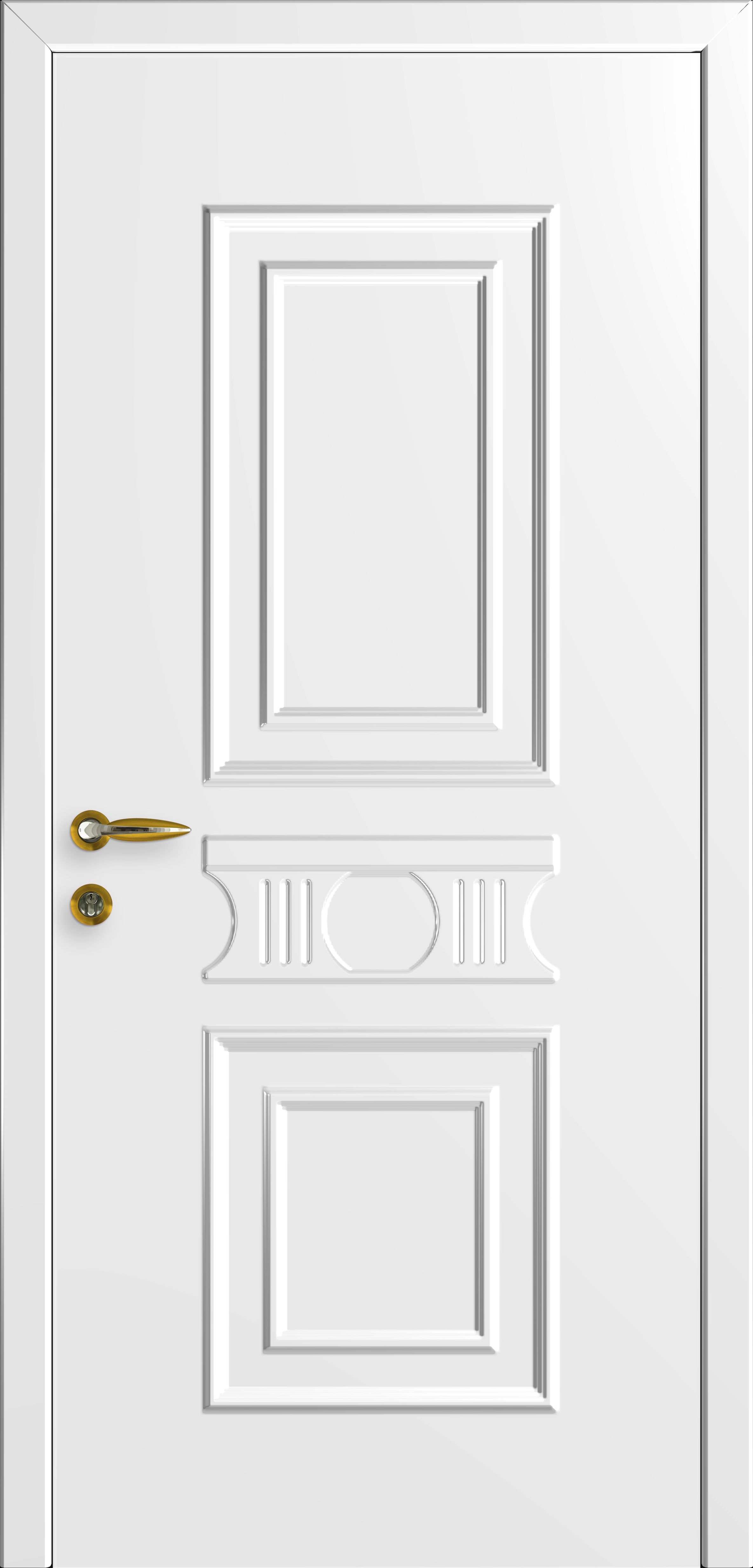 White plastic interior doors for home