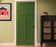 Green interior door