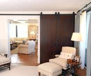 Modern wooden sliding interior door