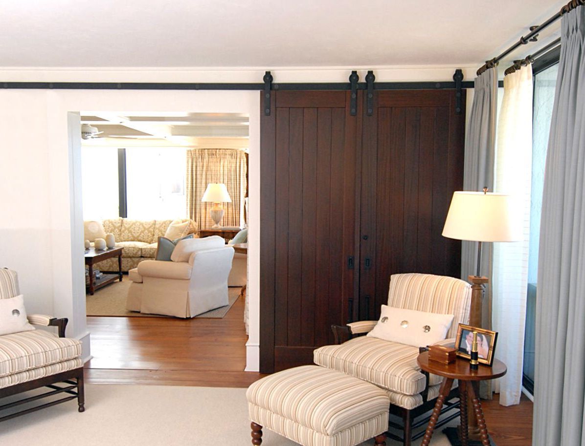 Modern wooden sliding interior door