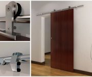 Rolling interior doors