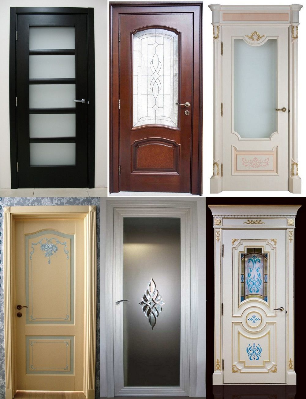 Various styles of wooden doors pictures