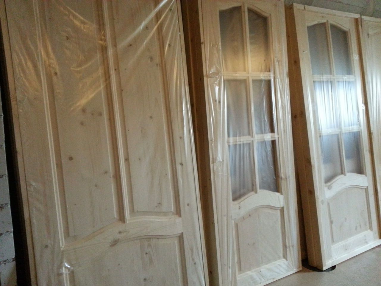 Wooden interior doors in stock