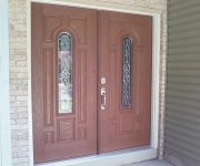 Fiberglass masonite entry door