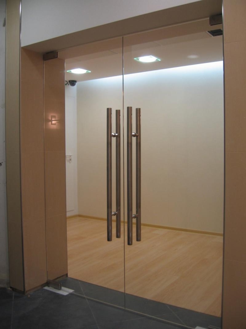 Glass interior doors