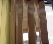 Glossy pvc folding door