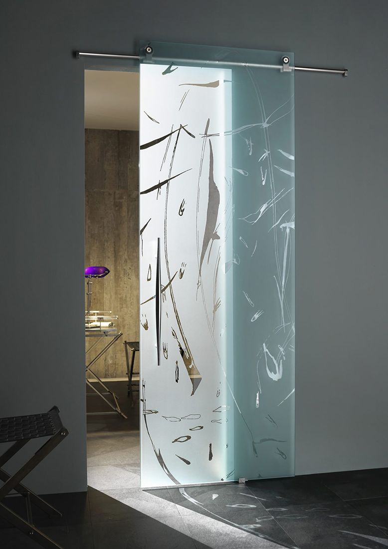 Interior sliding glass doors