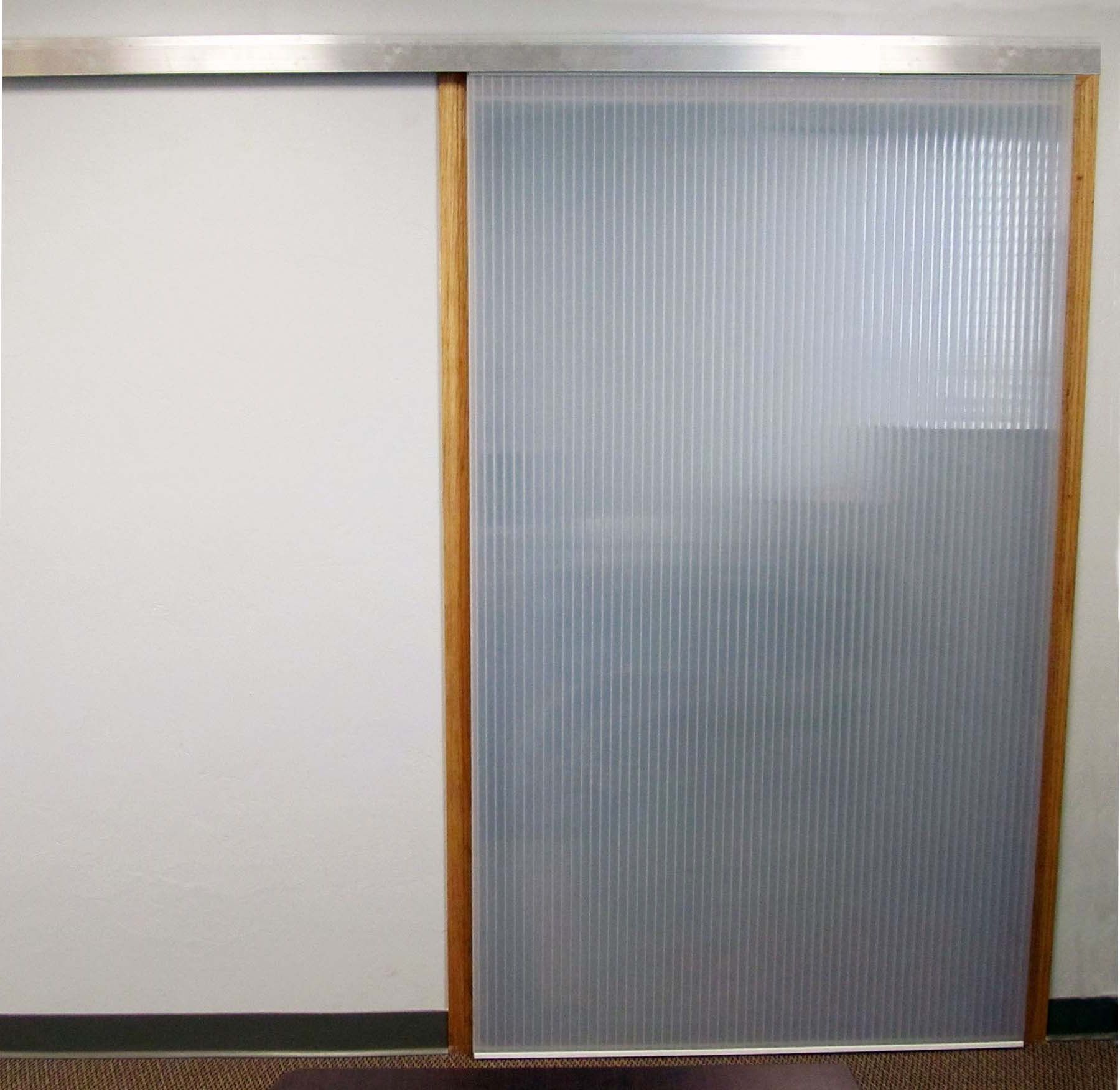 Plastic sliding doors interior