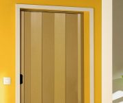 Pvc folding door – wood