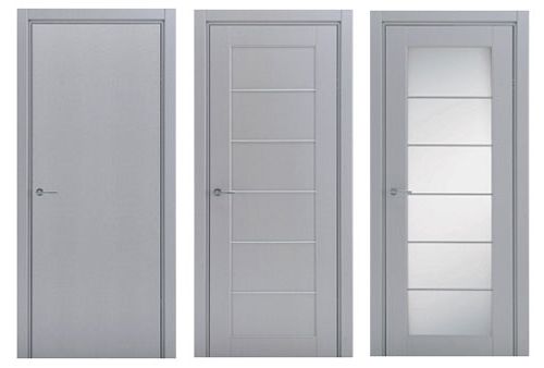 Various options for the production of aluminum doors – with glass and without glass