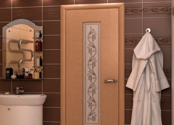 Laminated door in the bathroom - Choosing doors for the bathroom and toilet