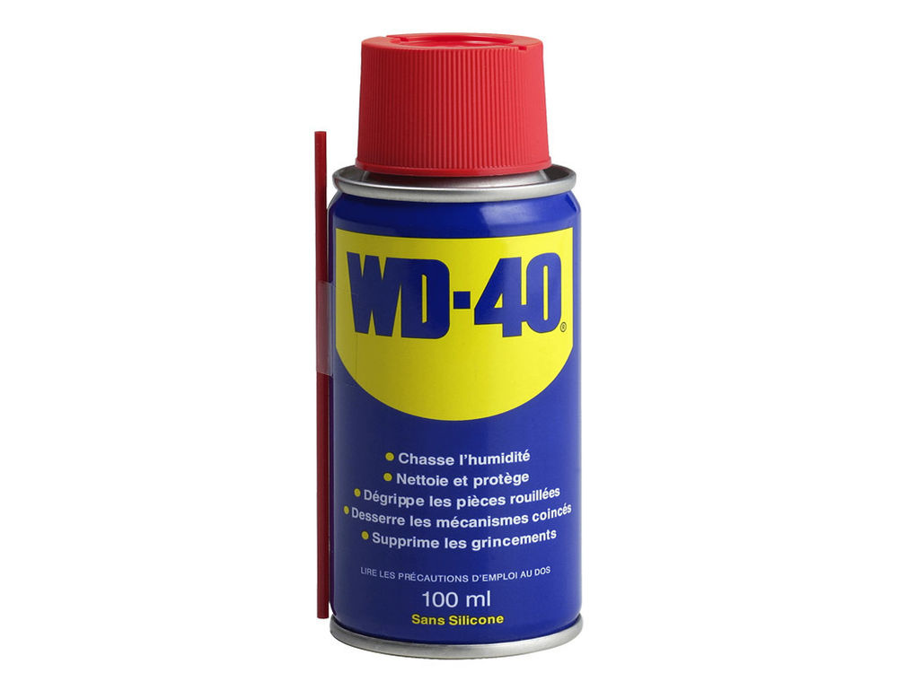 WD-40 for creaking door lubrication