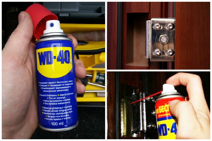 WD 40 uses for lubrication 728x485 - What lubricant to use to silence squeaking door hinges