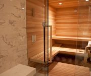 Glass sauna photo