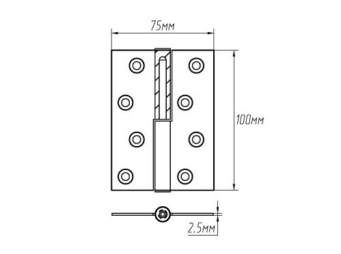 Hingle size - What hinges it is better to place on the interior doors