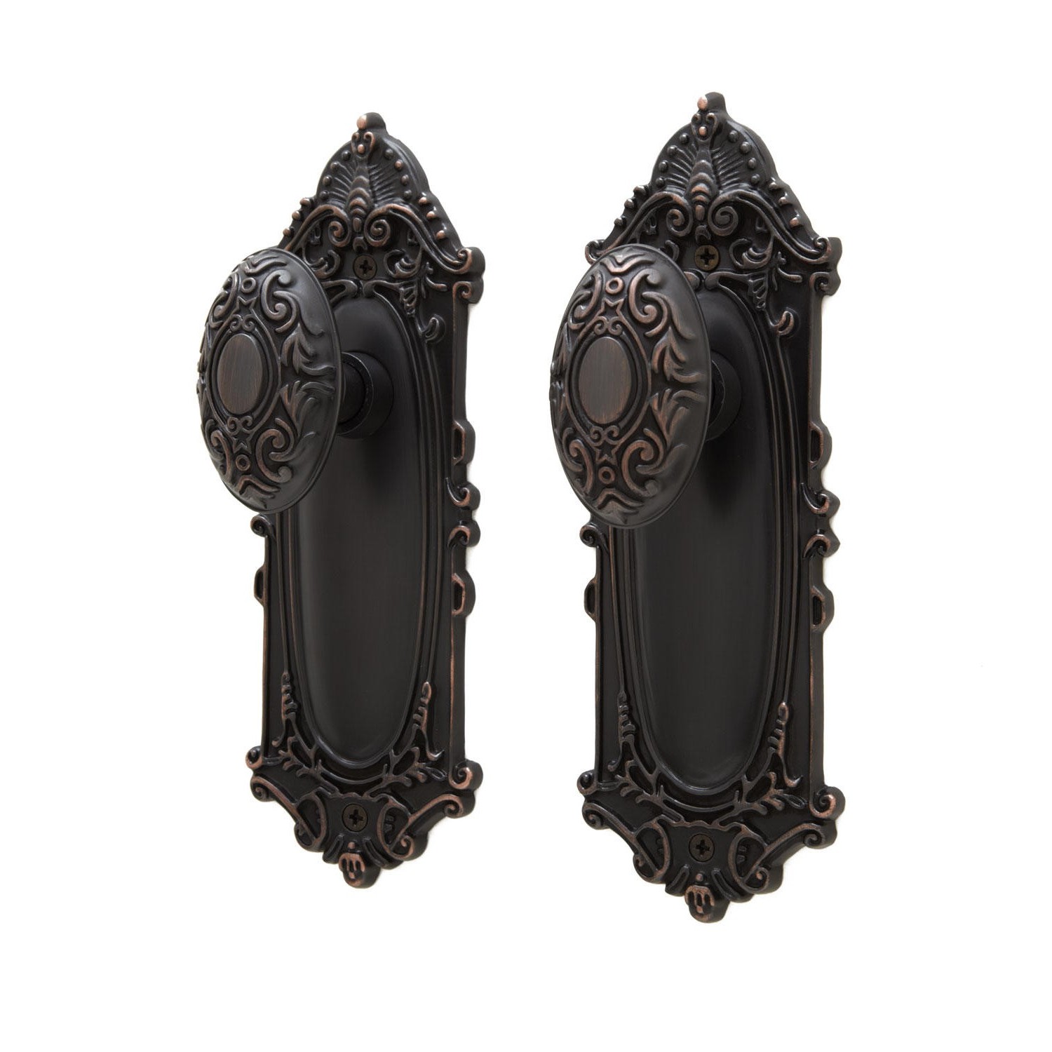 Antique bronze door knobs