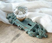 Antique crystal door knobs