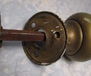 Antique vintage brass door knob
