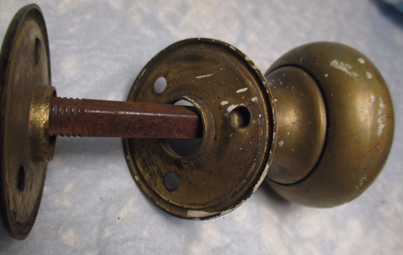 Antique vintage brass door knob