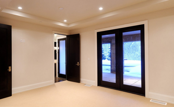 Black entrance and interior doors for your home 728x448 - Interior with Dark Doors and Light Floor