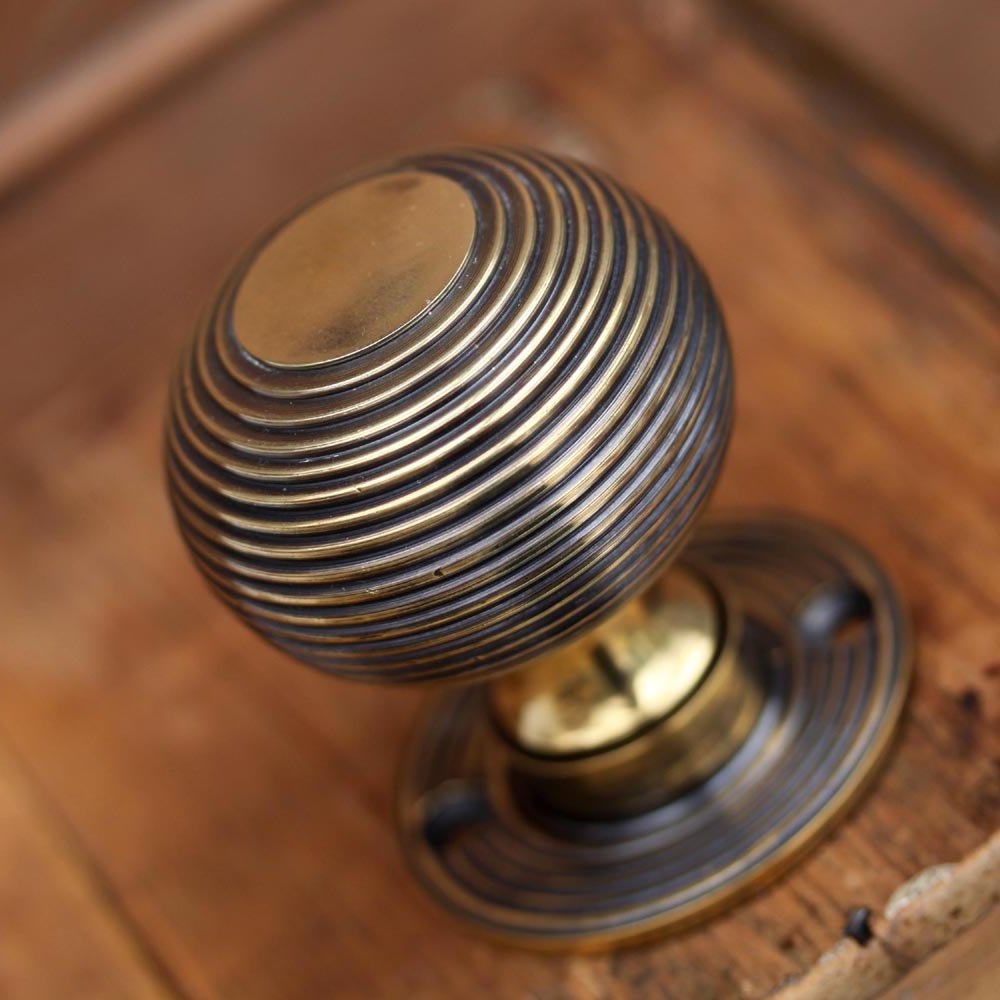 Brass door knobs