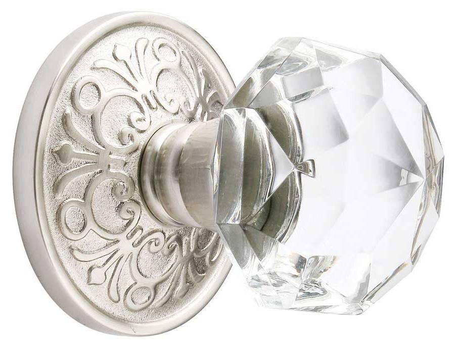 Crystal interior door knobs