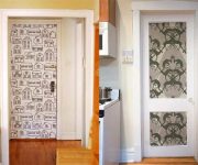 Decorating doors of a cloth