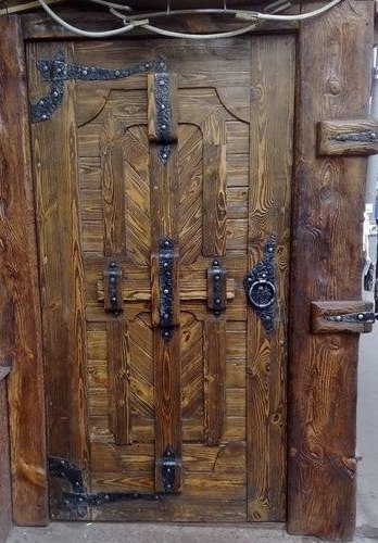 Door stylized antique