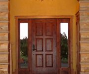 External solid wood door