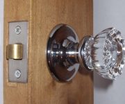 Glass door knob