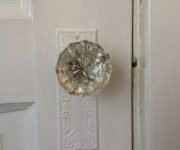 Glass door knobs vintage