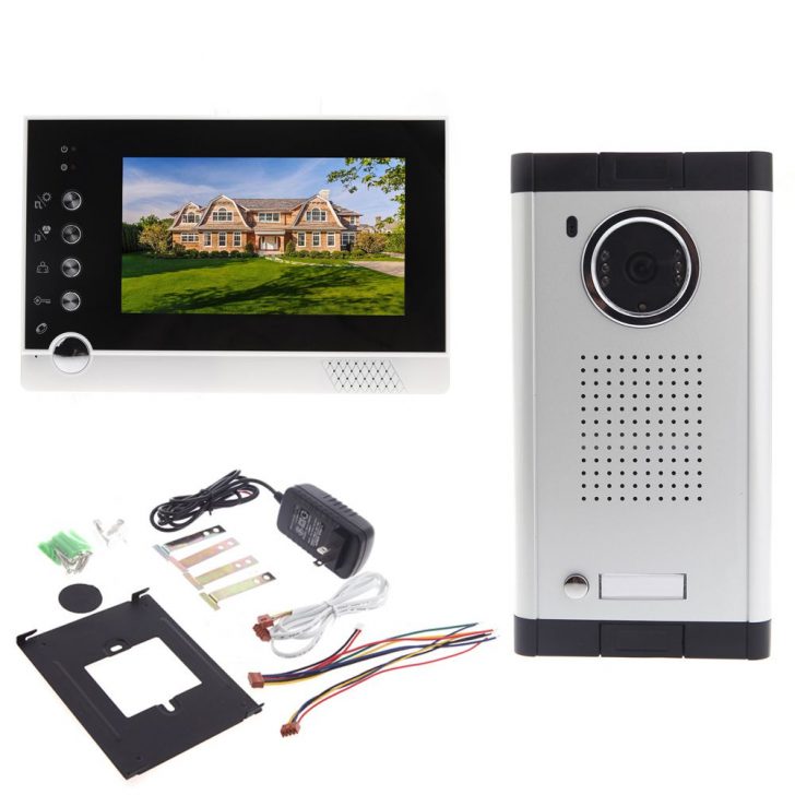 LCD Color Video Intercom 728x728 - Installation of a doorbell in an apartment