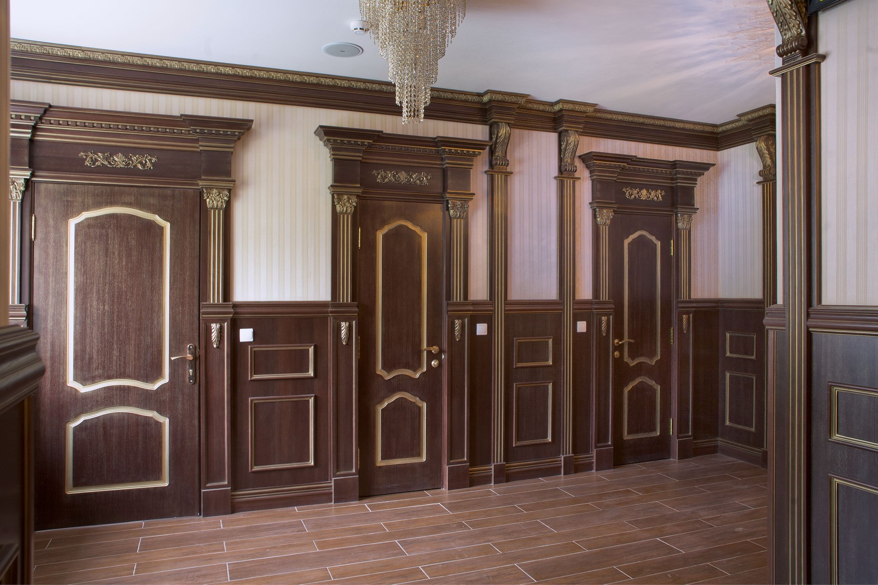 Luxury wooden door