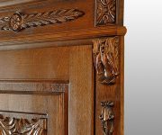 Luxury wooden interior doors classic style