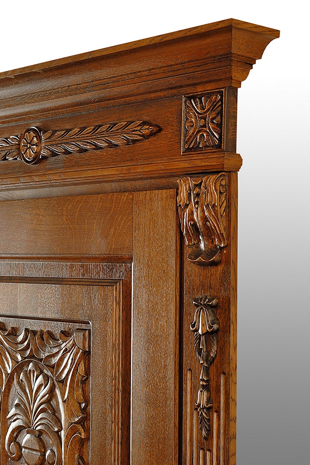 Luxury wooden interior doors classic style
