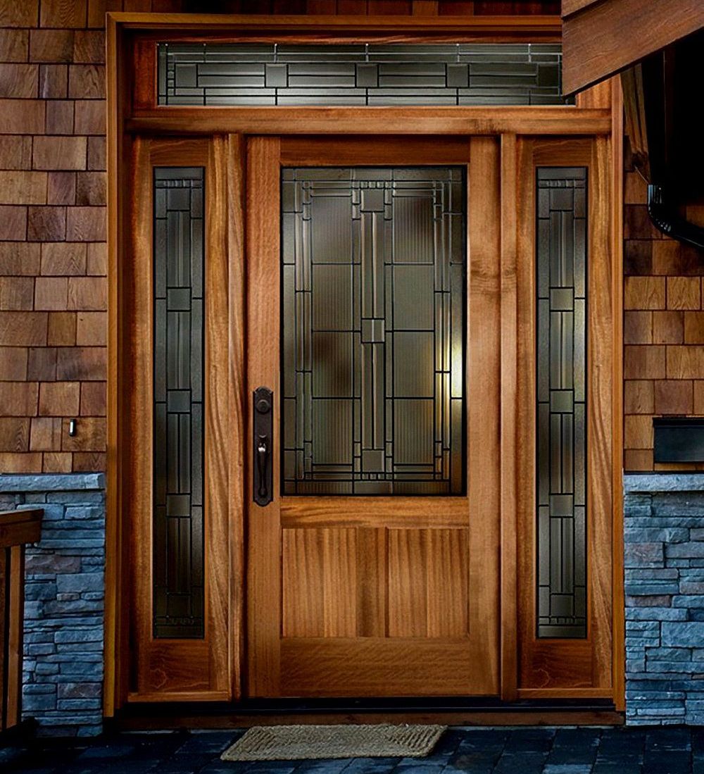 Solid Wood Exterior Door