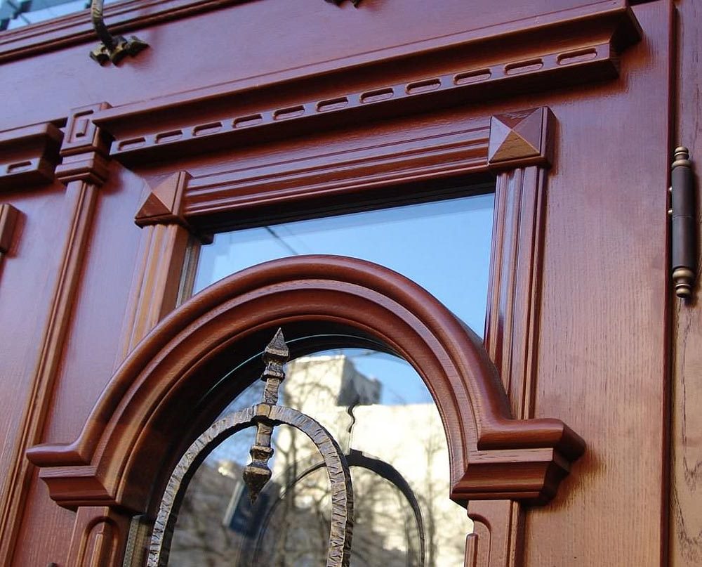 Solid oak front doors