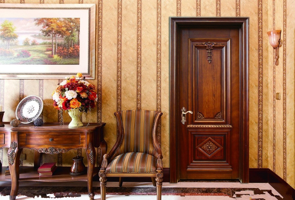 The vintage doors of elite varieties of wood