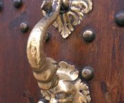 Unique vintage door handles