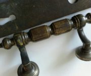 Vintage antique bronze door knobs