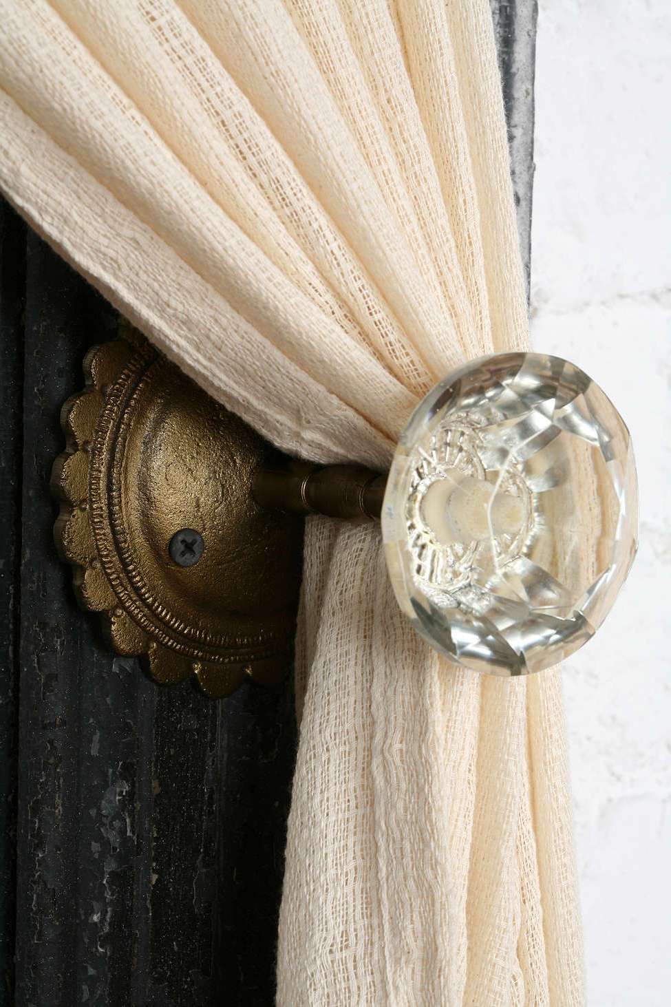 Vintage glass door knobs