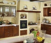 Italian style in the kitchen interior