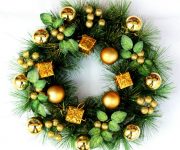 Modern Christmas Door Wreath