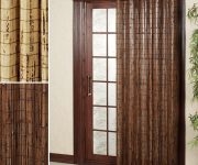 Bamboo door curtains