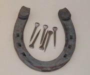 Lucky Horseshoe on door