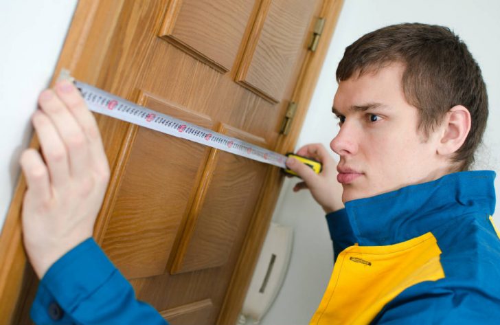 How to measure interior door size 728x473 - How to Measure a Door? What is standard door width?