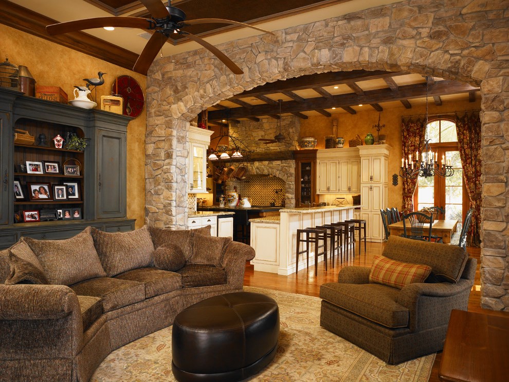 Stone archway – stone arch in house – home design ideas