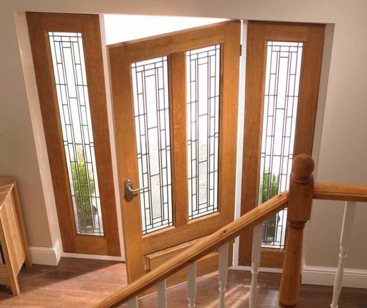 Fire rated wood external doors with glass 728x611 - External Fire Doors - Features, Purpose And Installation Tips For The Beginner